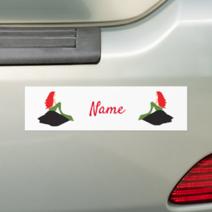 Redhead Mermaid Sitting Thunder_Cove Bumper Sticker