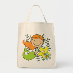 Redhead Mermaid Tote Bag