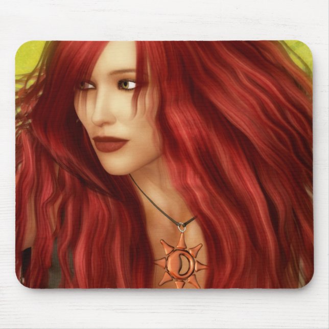 Redhead on Mousepad (Front)