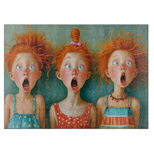 Redhead Reactions Chopping Board
