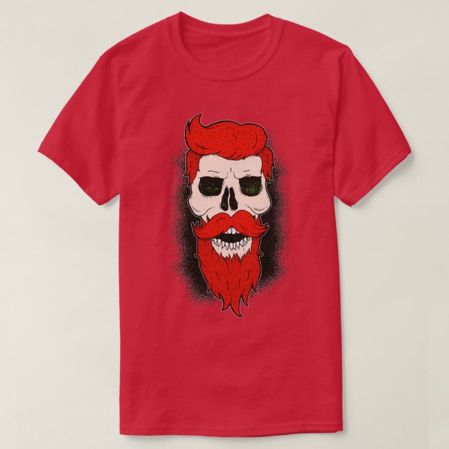 Redhead skull T-Shirt (Design Front)