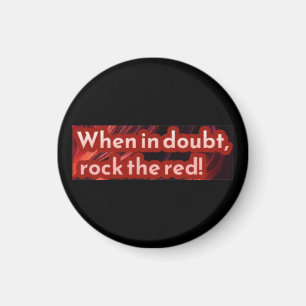 Redhead Sticker 4 Magnet