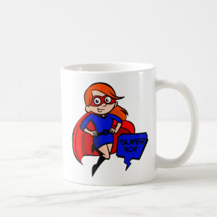 redhead super mum coffee mug