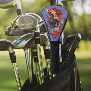 Redhead Woman Tattoos Golf Head Cover