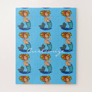 Redheaded Mermaid Thunder_Cove Jigsaw Puzzle