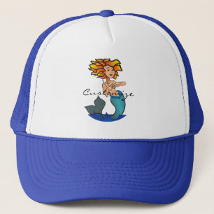Redheaded Mermaid Thunder_Cove Trucker Hat