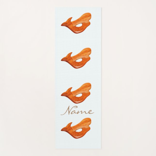 Redheaded mermaid  Thunder_Cove Yoga Mat (Front)