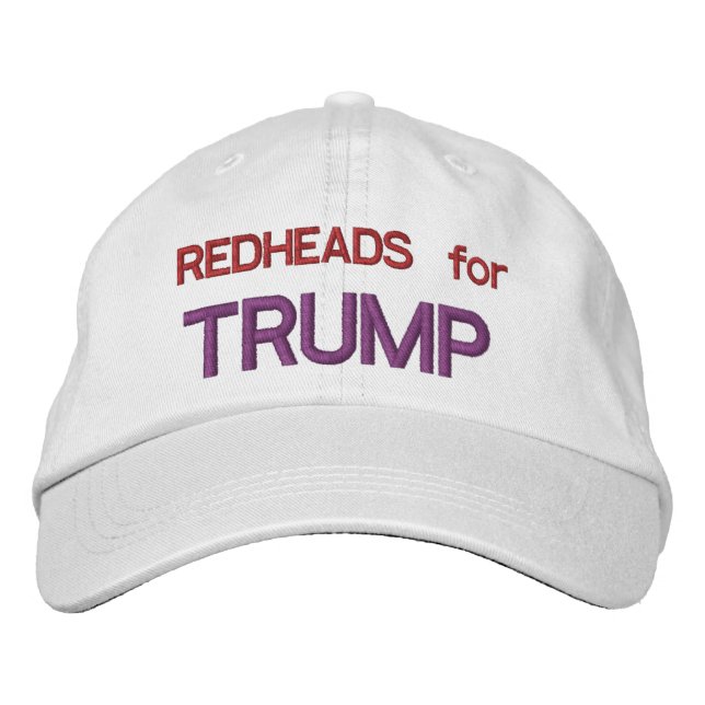 REDHEADS for TRUMP Embroidered Hat (Front)