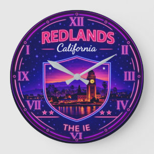 Redlands California Large Clock