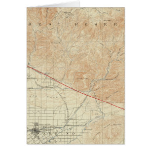 Redlands quadrangle showing San Andreas Rift