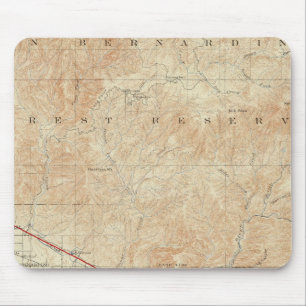 Redlands quadrangle showing San Andreas Rift Mouse Pad