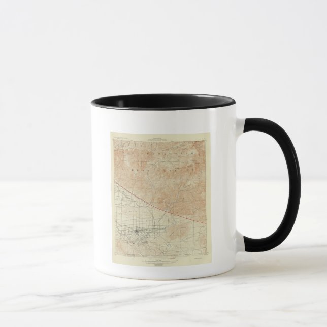 Redlands quadrangle showing San Andreas Rift Mug (Right)