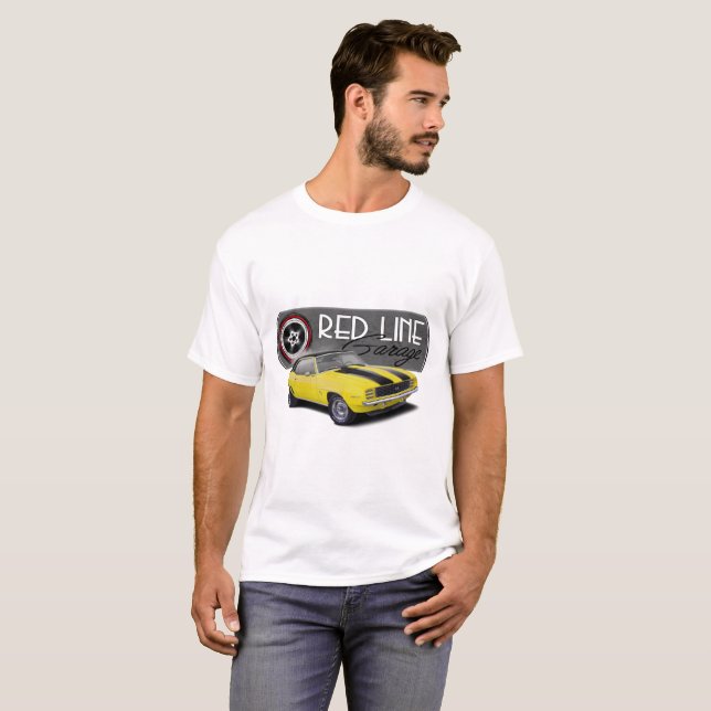 Redline Garage Camaro T-Shirt (Front Full)