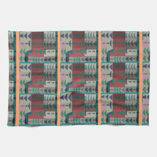 Redman4u2 Geometric Graphic Motif Modern Trend Tea Towel