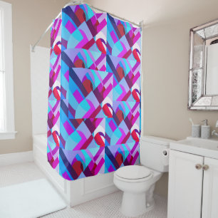 Redman4u2 Geometric Shower Curtain