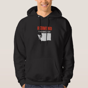 Redmond Washington USA State America Travel Washin Hoodie
