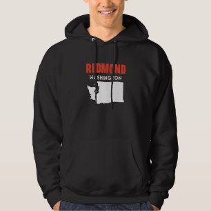 Redmond Washington USA State America Travel Washin Hoodie