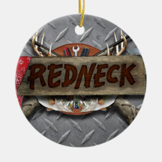 Redneck Ceramic Tree Decoration