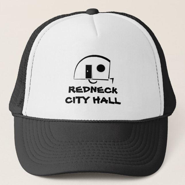 REDNECK CITY HALL hat (Front)