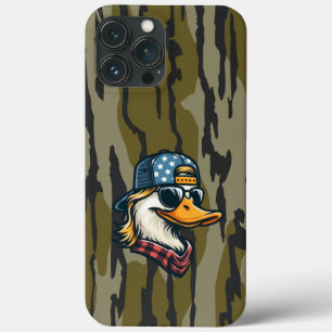Redneck Duck Bottomland Camo Duck Hunting Redneck iPhone 13 Pro Max Case