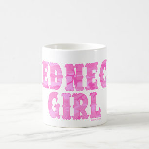 Redneck Girl Pink Camo Mugs