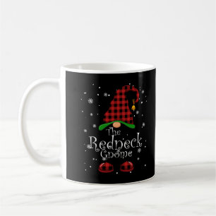 Redneck Gnome Buffalo Plaid Matching Family Christ Coffee Mug