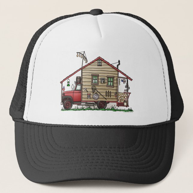 Redneck Hillbilly Camper Hat (Front)