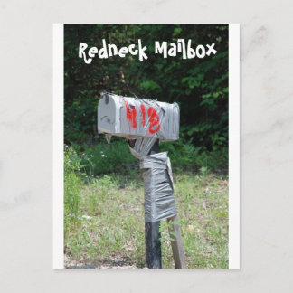 Redneck Mailbox Postcard