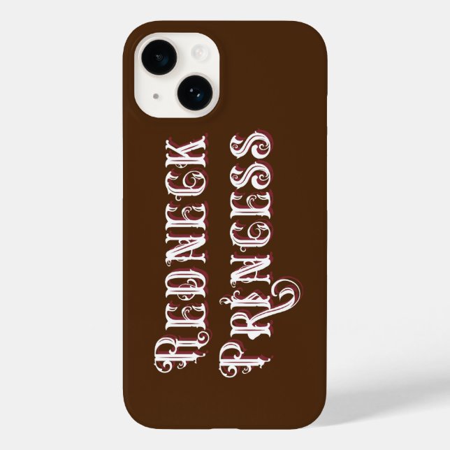 Redneck Princess Fancy Text Case-Mate iPhone Case (Back)