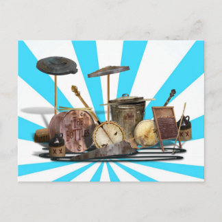Redneck Rock Band Game Postcard