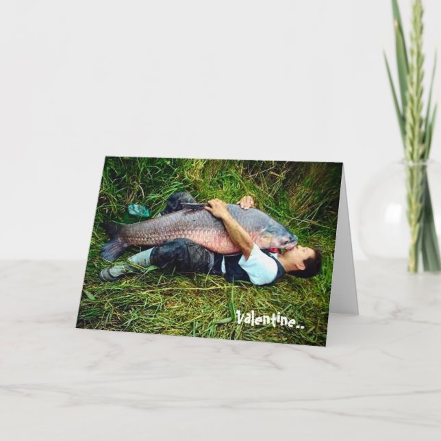 Redneck  Valentine.. Holiday Card (Front)