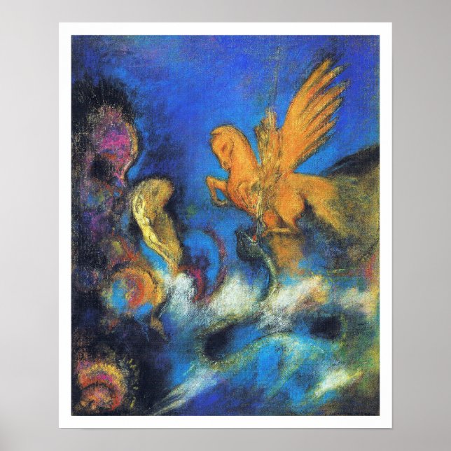 Redon Art Poster: Roger & Angelica 2 Poster (Front)