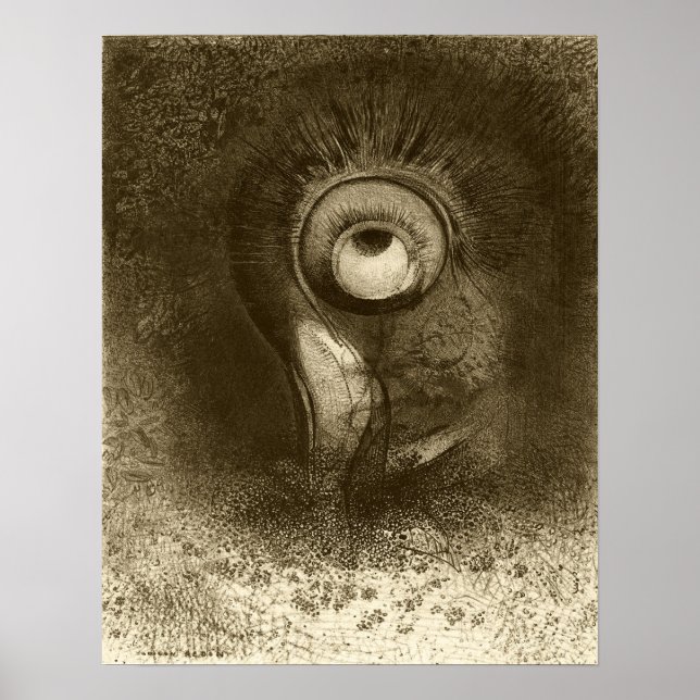 Redon - First Vision Attempted In Flower 1883 Poster (Front)