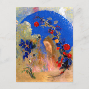 Redon - Profile Beneath an Arch Postcard