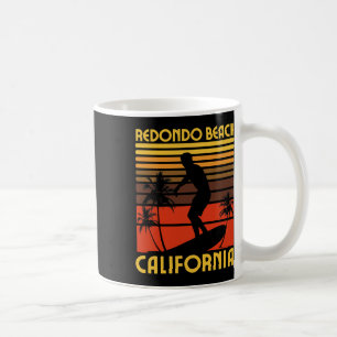 Redondo Beach California Surf Summer Vacation Vint Coffee Mug