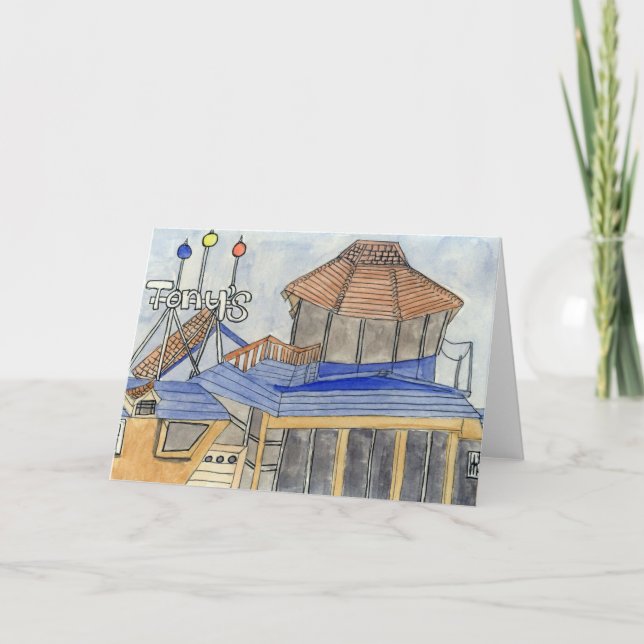 Redondo Beach Pier #2 Card (Front)