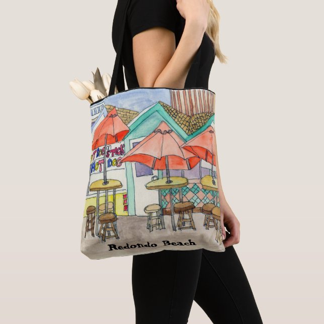 Redondo Beach Tote Bag (Close Up)