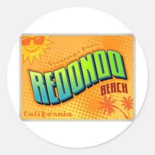 REDONDO CLASSIC ROUND STICKER