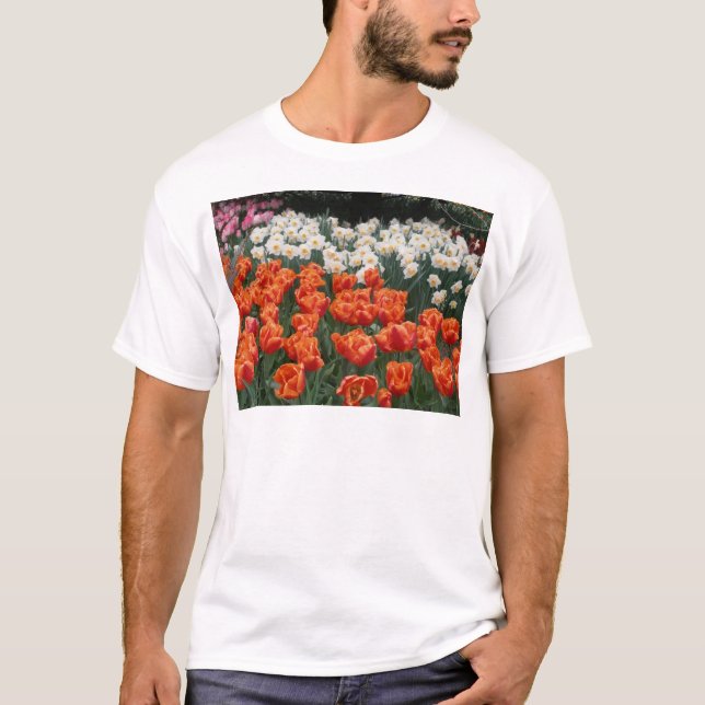 redorange_tulips T-Shirt (Front)