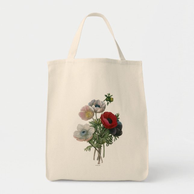 Redoute: Anemone, 1833 Tote Bag (Front)