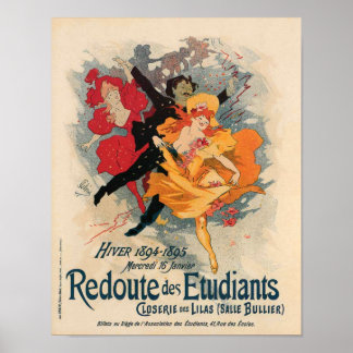 Redoute des Etudiants 1894 Poster