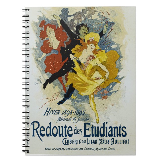 Redoute des Etudiants Spiral Notebook (Front)