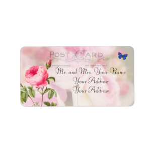 Redoute Rose Custom Avery Address Labels