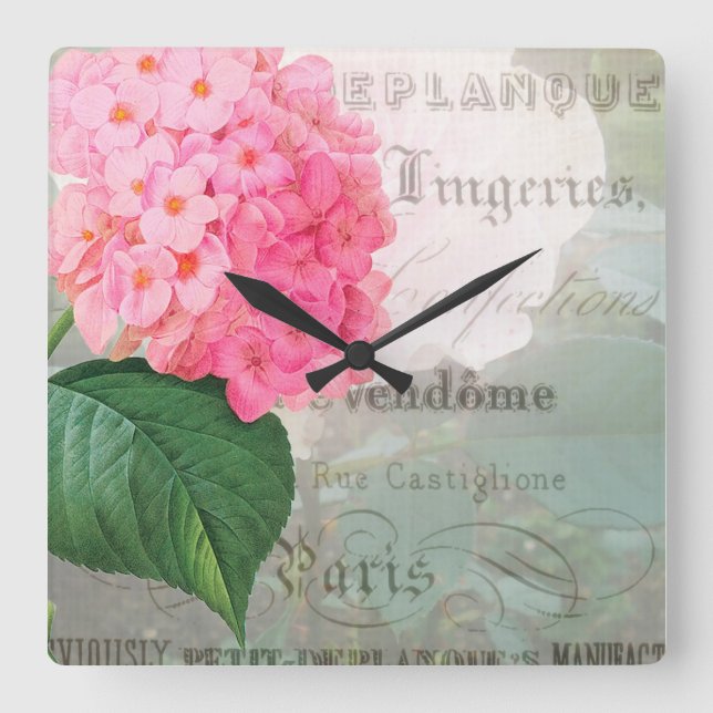 Redoute Shabby French Accent Clock (Front)