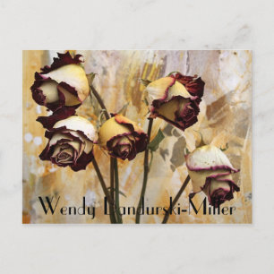 REDREAMING ROSES POSTCARD