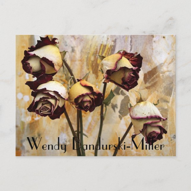 REDREAMING ROSES POSTCARD (Front)