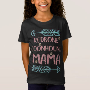 Reds Lover Funny Dog Mum Gifts Redbone Coonhound M T-Shirt