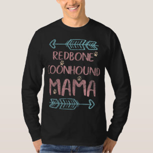 Reds Lover Funny Dog Mum Gifts Redbone Coonhound M T-Shirt