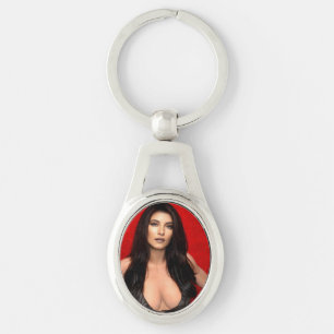 RedSide metal keychain