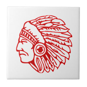 Redskin Red Indian Tile